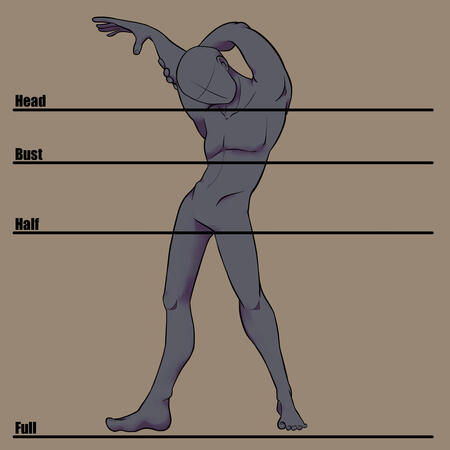 Lineart + Flat Colors + Soft Shading Commission Reference